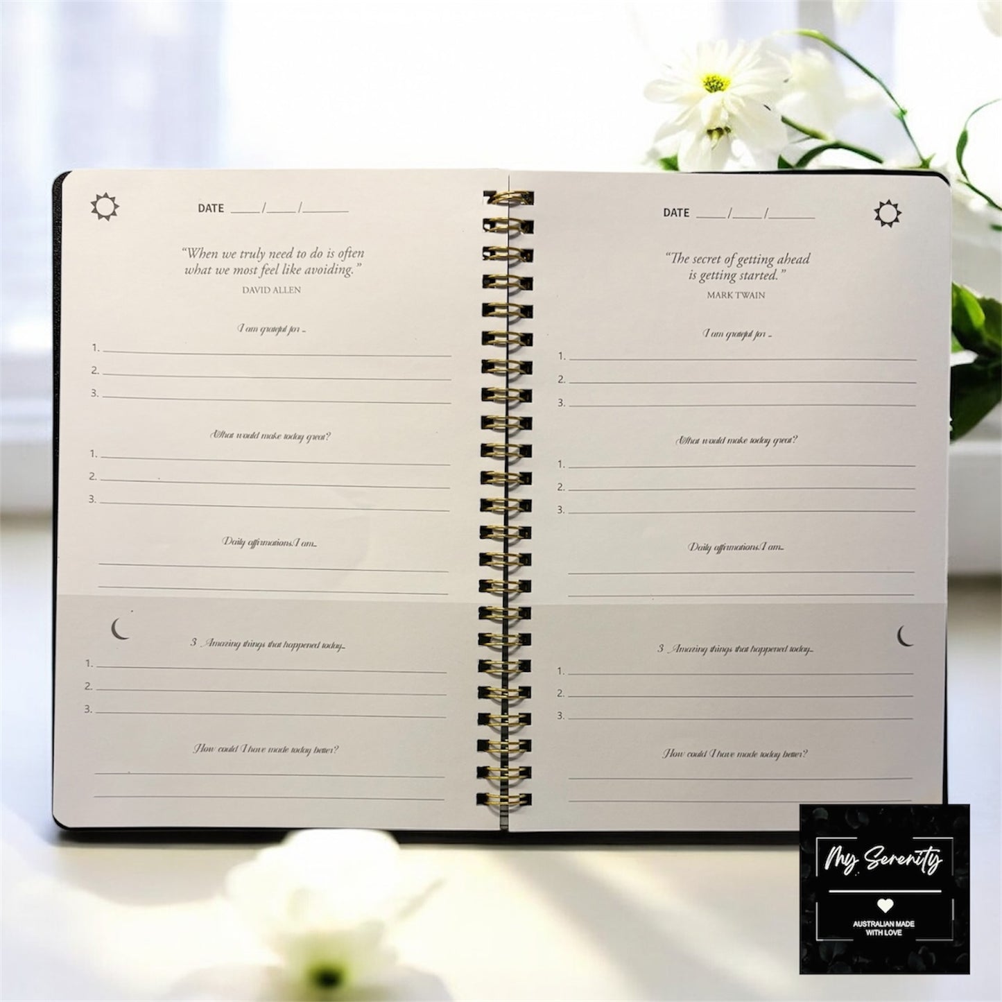 The Gratitude Journal for stress relief for mums