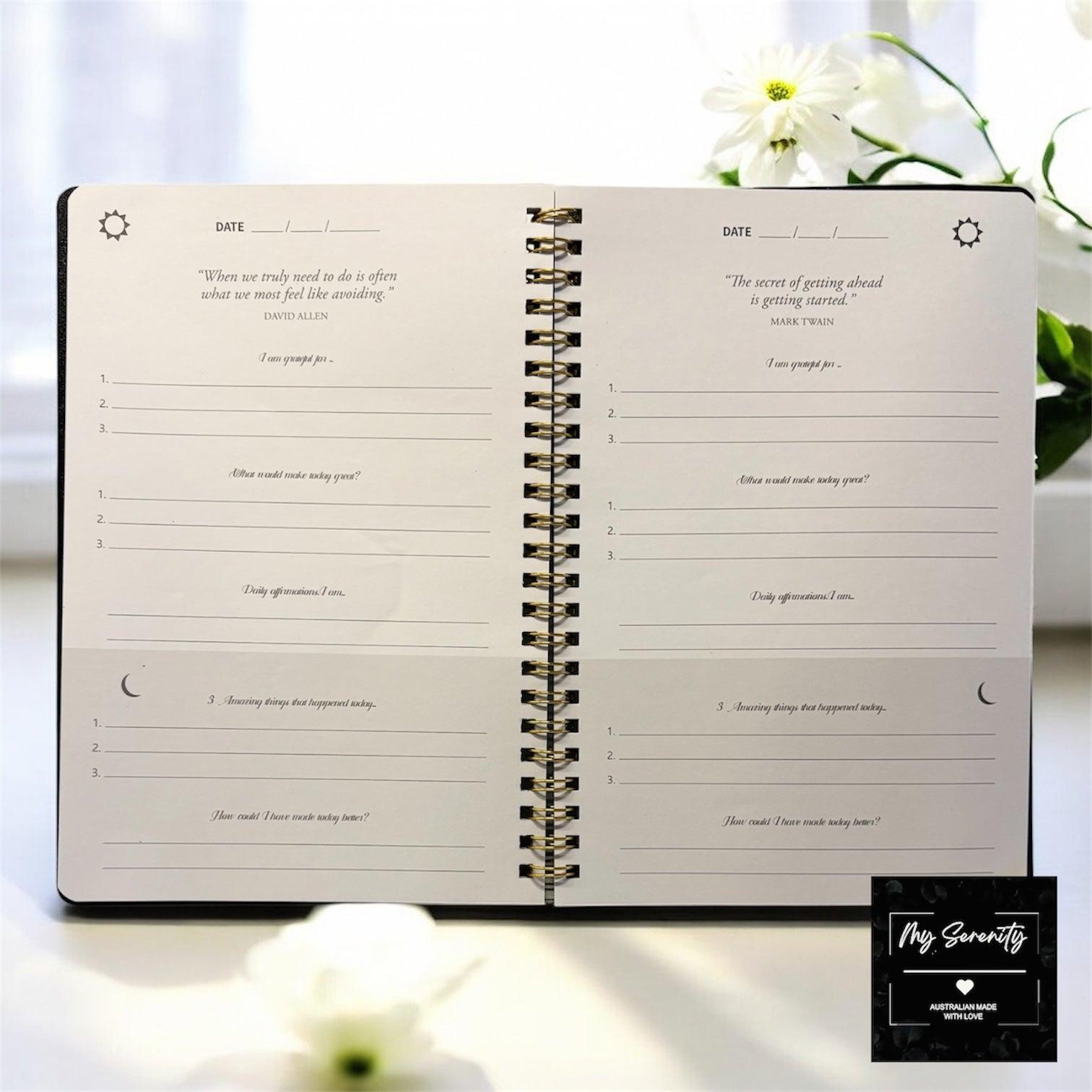 The Gratitude Journal for stress relief for mums